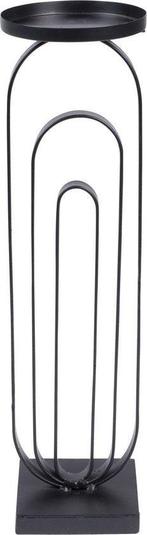 2dekans | Dutchbone Proa Kandelaar Zwart M, Ophalen of Verzenden, Nieuw