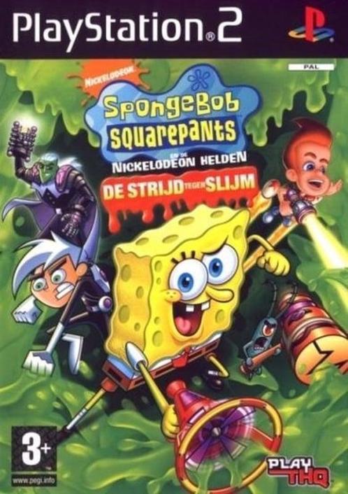 Spongebob Squarepants de Strijd Tegen Slijm (PS2 Games), Games en Spelcomputers, Games | Sony PlayStation 2, Zo goed als nieuw