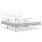 vidaXL Bedframe metaal wit 200x200 cm, Huis en Inrichting, Slaapkamer | Bedden, Verzenden, Nieuw