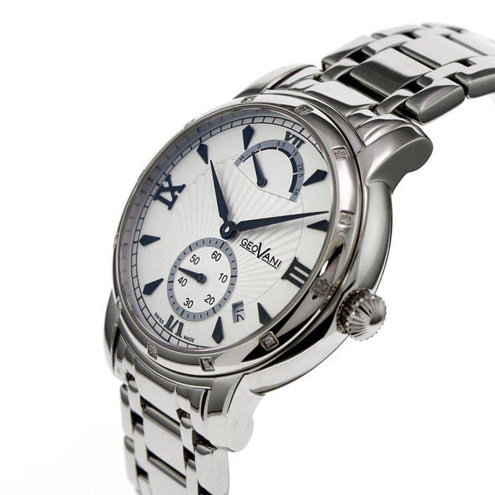 GEOVANI - Swiss Automatic Diamonds Watch - GORA595-SS-D-1 -, Handtassen en Accessoires, Horloges | Heren