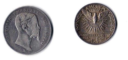 Italië, Koninkrijk Vittorio Emanuele II. 2 Lire 1860 +Sede, Postzegels en Munten, Munten | Europa | Niet-Euromunten