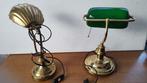Tafellamp (2) - Verguld messing - Bureau lampen