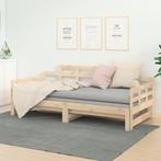 vidaXL Lit coulissant Bois de pin solide 2x(80x200) cm