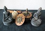 Figuur - Lot - 2x zeer oude Aziatische Items - 1930/60 -, Antiek en Kunst