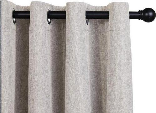 Tweedekans | Lifa Living - Beige Luxe Gordijnen -, Huis en Inrichting, Stoffering | Gordijnen en Lamellen, Ophalen of Verzenden