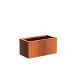 Cortenstaal plantenbak 80x40x40cm - Met bodem, Tuin en Terras, Bloembakken en Plantenbakken, Nieuw, Metaal, 60 tot 100 cm, Rechthoekig
