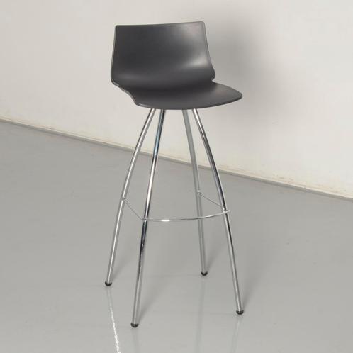 Scab Day H.82 barkruk, antraciet, 4-poot onderstel, Huis en Inrichting, Stoelen, Gebruikt, Ophalen of Verzenden