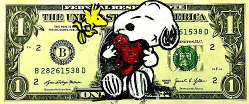Moabit - Snoopy X Deep in My Heart, Antiek en Kunst, Kunst | Schilderijen | Modern