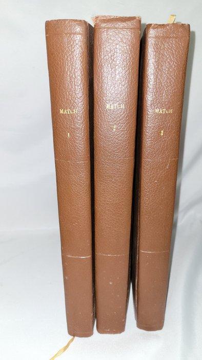 Various - MATCH – Hebdomadaire illustré. 3 volumes reliés –, Antiek en Kunst, Antiek | Boeken en Manuscripten
