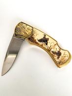Franklin Mint pocket knife with magnificent pheasant -, Antiek en Kunst, Curiosa en Brocante