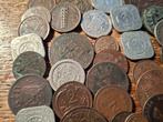 Monde. 47 oude wereld munten met wat zilver. (Sans prix de
