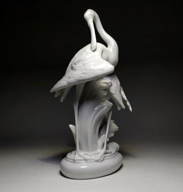 Herend - Beeld, Spoonbills - 23 cm - Porselein