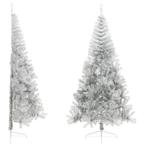 vidaXL Kunstkerstboom half met standaard 240 cm PET, Diversen, Verzenden, Nieuw