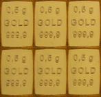 3 grams (6 x 0,5 Grams) - Goud .999 - Valcambi - loszittend, Timbres & Monnaies, Métaux nobles & Lingots