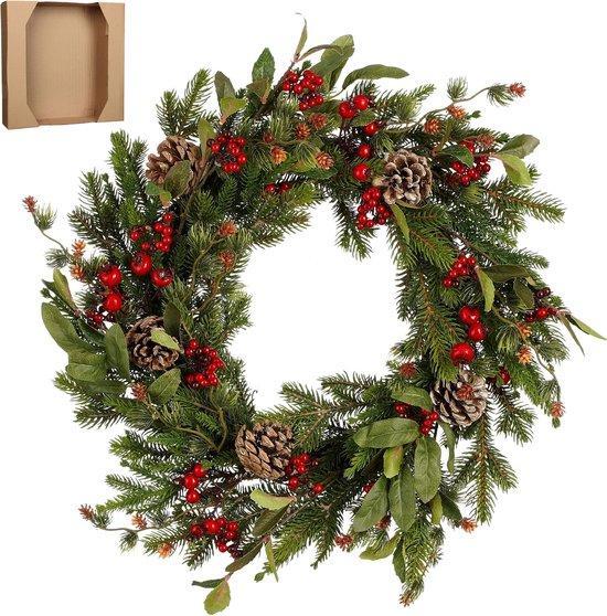 2dekans | House of Seasons Austin Kerstkrans - Ø50 cm -, Diversen, Kerst, Ophalen of Verzenden