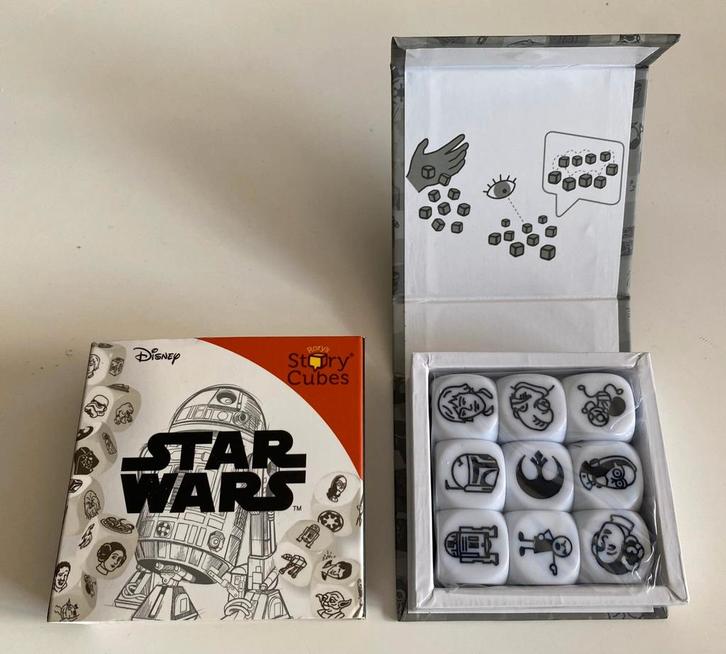 RORYS STORY CUBES STAR WARS (TOYS), Verzamelen, Film en Tv, Gebruikt