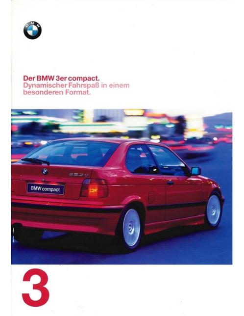 1997 BMW 3 SERIE COMPACT BROCHURE DUITS, Livres, Autos | Brochures & Magazines