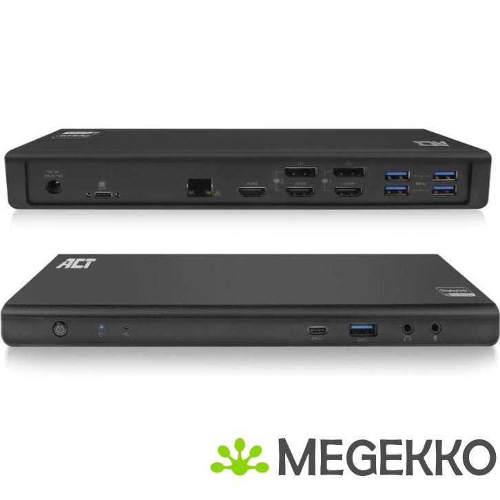 ACT USB-C Triple 4K Docking Station, Computers en Software, Overige Computers en Software, Nieuw, Verzenden
