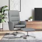 vidaXL Massagestoel verstelbaar met voetenbank stof, Huis en Inrichting, Fauteuils, Verzenden, Nieuw