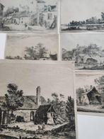Nicolas Perignon (1726-1782) - 6 prints of Cottages and, Antiek en Kunst