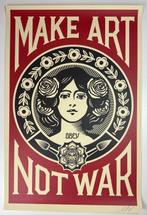 Shepard Fairey (OBEY) (1970) - Make Art Not War (Peace Girl)
