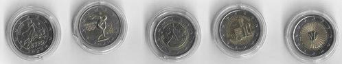 Cyprus, Griekenland. 2 Euro 2002/2023 (15 coins) (Zonder, Postzegels en Munten, Munten | Europa | Euromunten