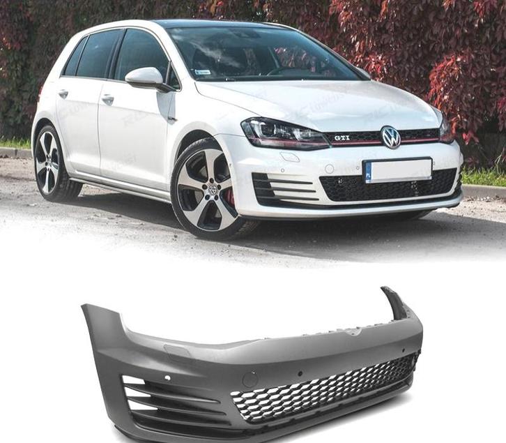 PARE-CHOCS FRONTAL VOLKSWAGEN VW GOLF 7 12-17 LOOK GTI PDC S, Autos : Pièces & Accessoires, Carrosserie & Tôlerie, Envoi