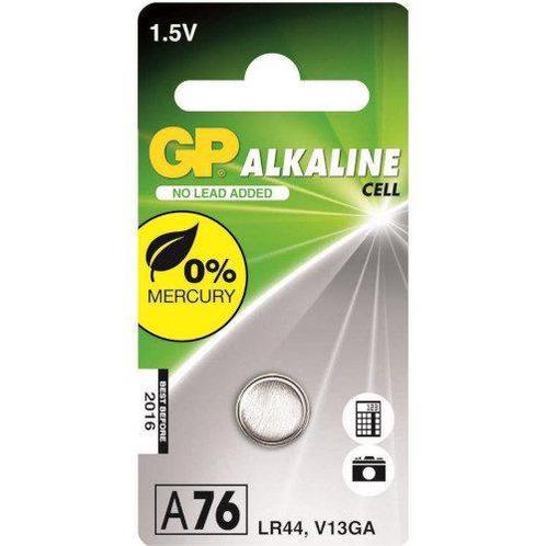GP Batteries A76 1.5V Alkaline LR44 BL.A1, TV, Hi-fi & Vidéo, Photo | Accumulateurs & Batteries