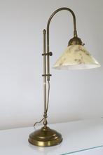 Hoge Zware Verstelbare Bureaulamp - Art Deco - Jaren 60 -, Antiek en Kunst