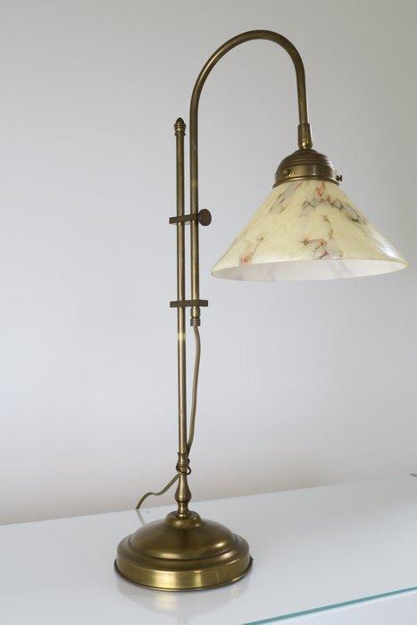 Hoge Zware Verstelbare Bureaulamp - Art Deco - Jaren 60 -, Antiek en Kunst, Curiosa en Brocante