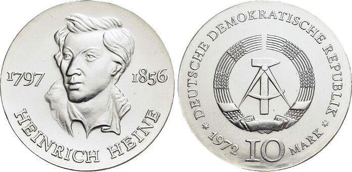 Ar 10 Mark 1972 A duitse Demokratische Republik, Postzegels en Munten, Munten | Europa | Niet-Euromunten, België, Verzenden