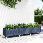 vidaXL Plantenbak met wielen 240x50x54 cm polypropeen, Tuin en Terras, Verzenden, Nieuw