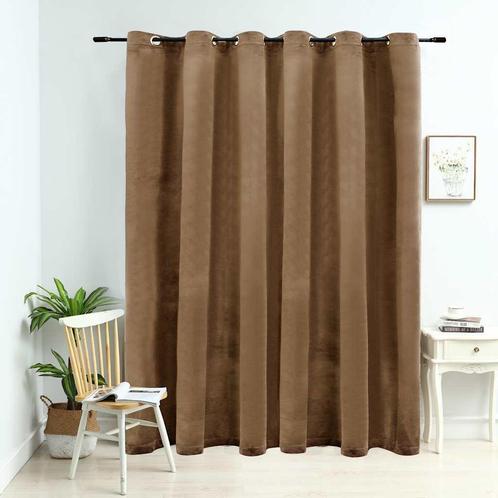 vidaXL Gordijn verduisterend met ringen 290x245 cm fluweel, Huis en Inrichting, Stoffering | Gordijnen en Lamellen, Nieuw, Verzenden