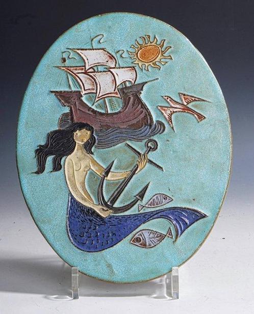 Amphora • Sint Andries - Rogier Vandeweghe - Plaquette -, Antiek en Kunst, Antiek | Glaswerk en Kristal