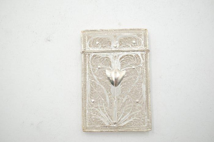 Figuur - Card Holder - .800 zilver, Antiek en Kunst, Antiek | Zilver en Goud