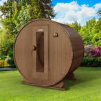 Modi Ayous Thermowood barrelsauna Ø209 x 140 cm, Sport en Fitness, Sauna, Nieuw, Complete sauna, Fins of Traditioneel