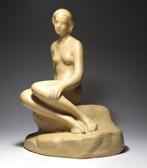 sculptuur, Art Deco Sculpture - 22.5 cm - Keramiek - 1940, Antiquités & Art