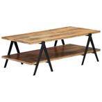 vidaXL Salontafel 115x60x40 cm massief mangohout, Huis en Inrichting, Verzenden, Nieuw