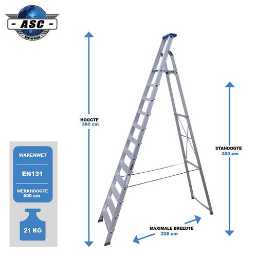 ASC Bordestrap, Doe-het-zelf en Bouw, Ladders en Trappen, Trap, Nieuw, Verzenden