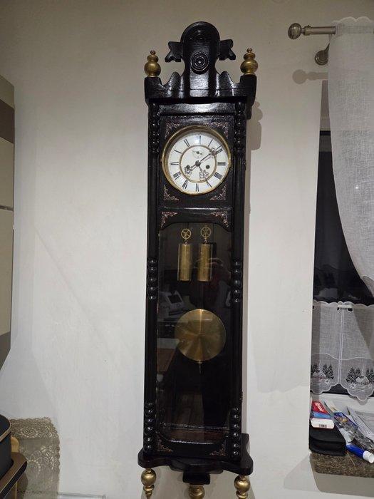 Regulateur - Gustaw Becker - Antiek Hout, Messing -, Antiek en Kunst, Antiek | Klokken