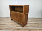 Armoire - Librairie ouverte en plumage de palissandre -