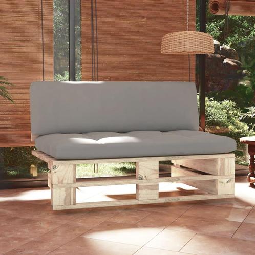 vidaXL Tuinmiddenbank pallet geïmpregneerd grenenhout, Tuin en Terras, Tuinsets en Loungesets, Nieuw, Verzenden