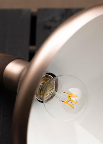 Bailey Spiraled Basis G125 E27 Dimbare LED Globe 4W 2200K -, Verzenden