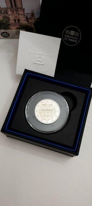 Frankrijk. 2 Euro 2025 Notre Dame de Paris Proof (Zonder, Postzegels en Munten, Munten | Europa | Euromunten