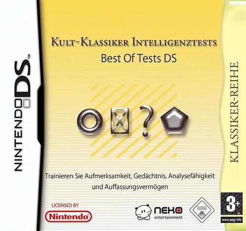 Kult-Klassiker Intelligenztests Best of Tests DS-Duits (NDS), Games en Spelcomputers, Games | Nintendo DS, Ophalen of Verzenden