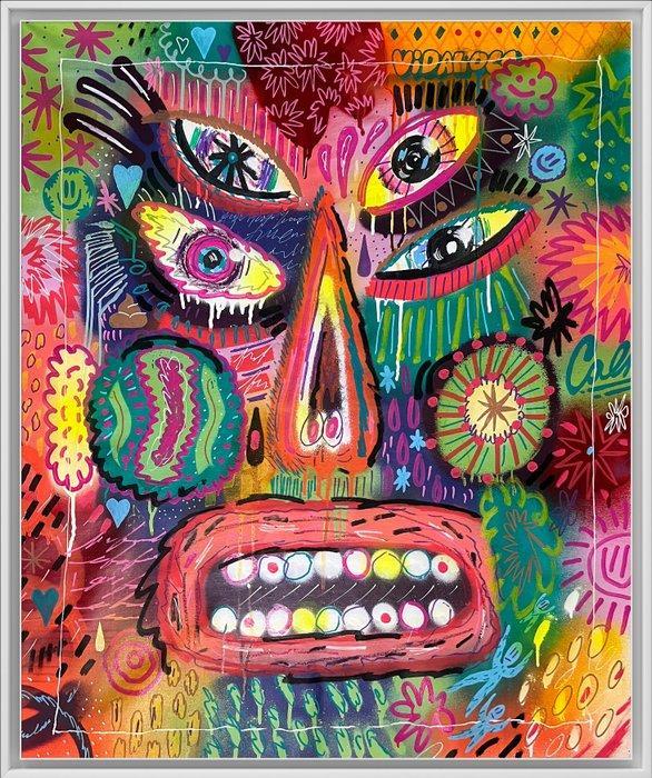 Nuno Barbedo (1983) - Four eyed mask, Antiek en Kunst, Kunst | Schilderijen | Modern