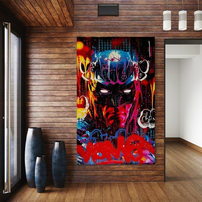 Moabit - Super Street Batman , Neon Red, Antiek en Kunst, Kunst | Designobjecten