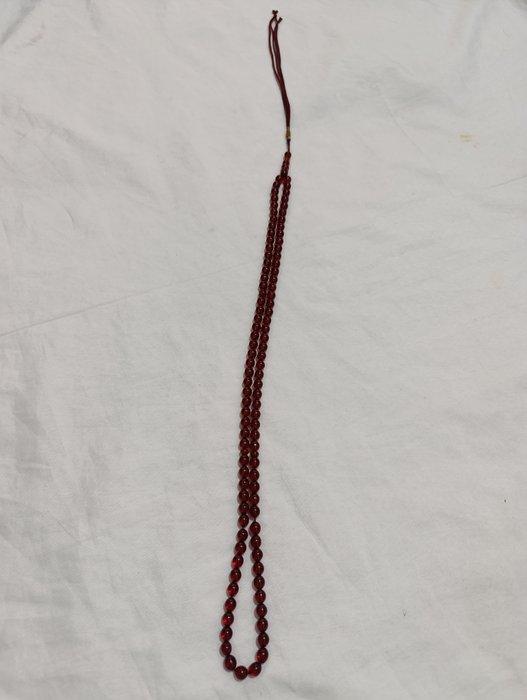 Rozenkrans - Amber - 1970-1980 - Zeldzame gebedskralen, Verzamelen, Mineralen en Fossielen