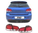 Feux Arrière Pour Volkswagen Vw Golf 6 08-12 Led Rouge Blanc, Auto-onderdelen, Verzenden, Nieuw