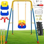 Babyschommel met frame 3-in-1 - hoogte 155 cm - binnen en, Verzenden, Nieuw